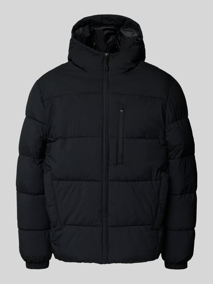 Tom Tailor Denim Regular fit Buffer jacket met Capuchon BLACK - 2
