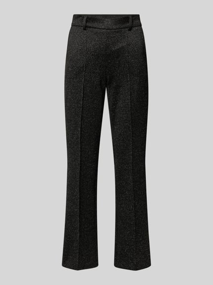 CAMBIO Stoffen broek met verkorte pasvorm, model 'FRANCOISE' Antraciet - 2