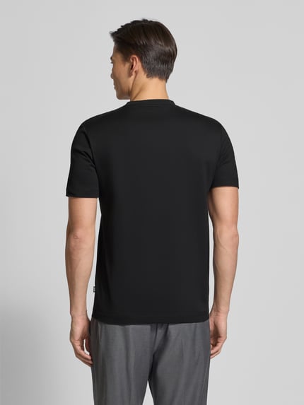 BOSS Regular Fit T-Shirt aus reiner Baumwolle Black 5