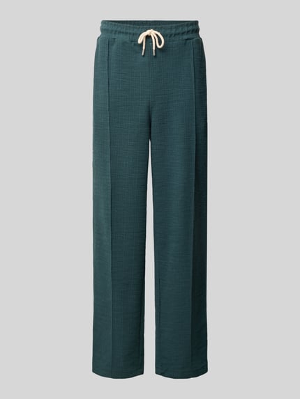 PEGADOR Straight Fit Sweatpants aus Baumwoll-Mix Dunkelgruen 2