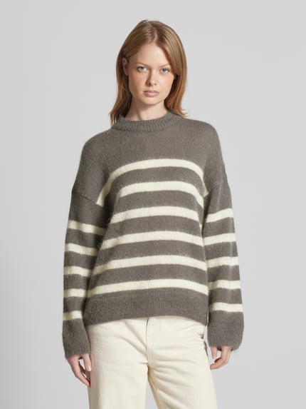 ARMEDANGELS Gebreide pullover van Mix van wol en mohair Model 'GWYNEIRAA' Offwhite - 4
