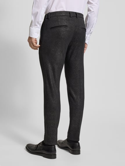 DRYKORN Slim Fit Anzughose mit Gürtelschlaufen Modell 'AJEND' Black 5
