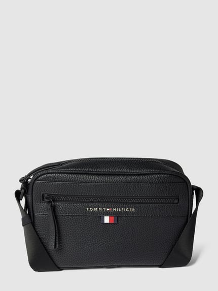 Tommy Hilfiger Torba na ramię z detalem z logo model ‘REPORTER’ Czarny 1