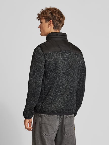 Superdry Jack met opstaande kraag en labelstitching Zwart - 5