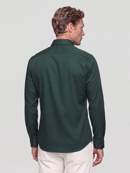 BOSS Regular Fit Businesshemd mit Label-Detail Gruen 5