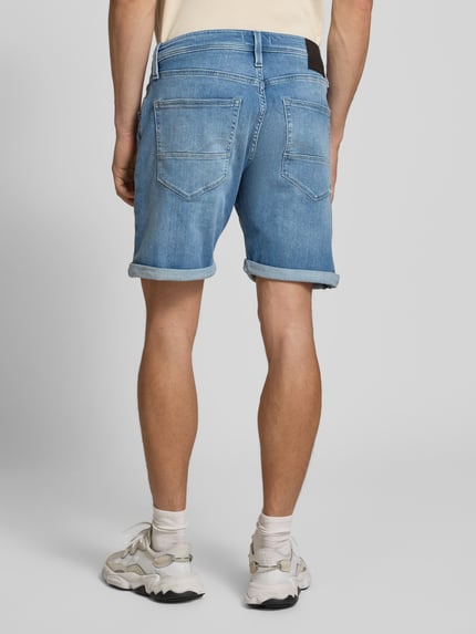 JACK & JONES Regular Fit Jeansshorts im 5-Pocket-Design Modell 'RICK' Blau 5