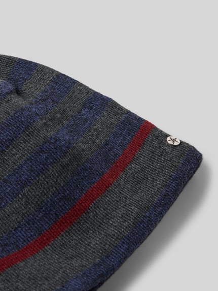 Müller Headwear Mütze mit Label-Detail Marine 2