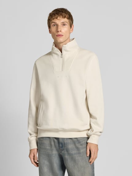 Champion Schipperstrui met logostitching en steekzakken Offwhite - 4