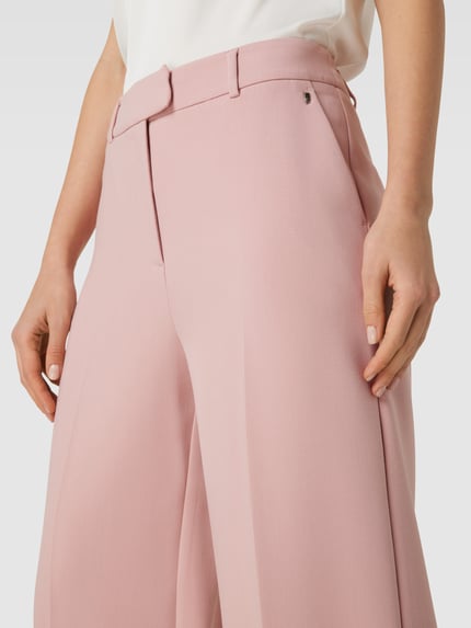 COMMA Chino mit Bügelfalten Rosa 3
