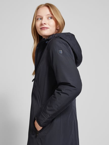 Wellensteyn Regular fit parka met ritszak, model 'WESTWIND' Marineblauw - 6