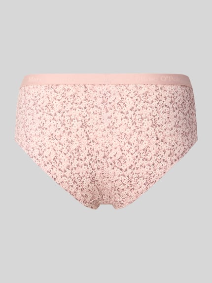 Produktfoto, Panty aus Baumwoll-Mix im 3er-Pack von Marc O'Polo in zartem Rosa mit feinem Allover-Muster, Damen Panty von Marc O'Polo