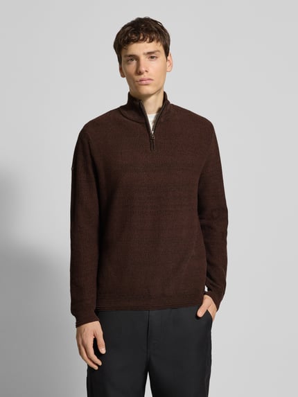 Superdry Troyer mit Stehkragen Dunkelbraun 4