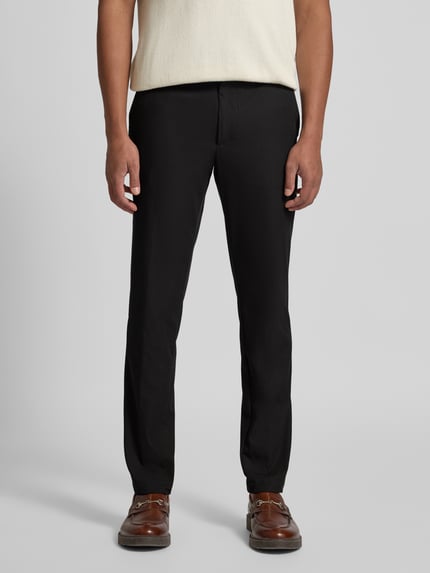 BOSS Slim Fit Anzughose aus Baumwoll-Mix Modell 'KAITON' Black 4
