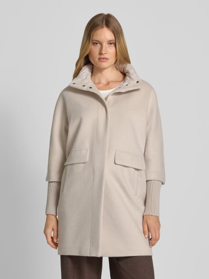 COMMA Mantel mit Stehkragen Beige 4