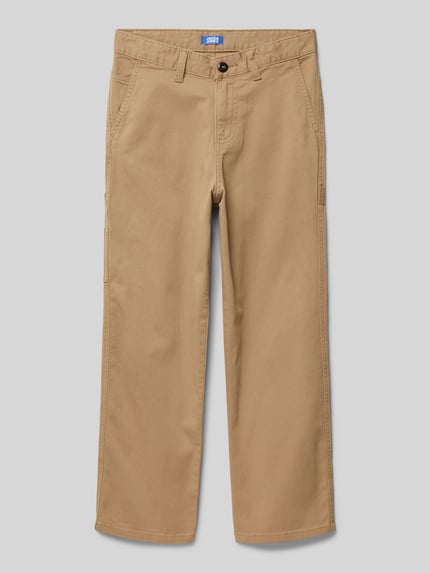 JACK & JONES Regular Fit Hose mit Gürtelschlaufen Modell 'ALEX' Camel 1