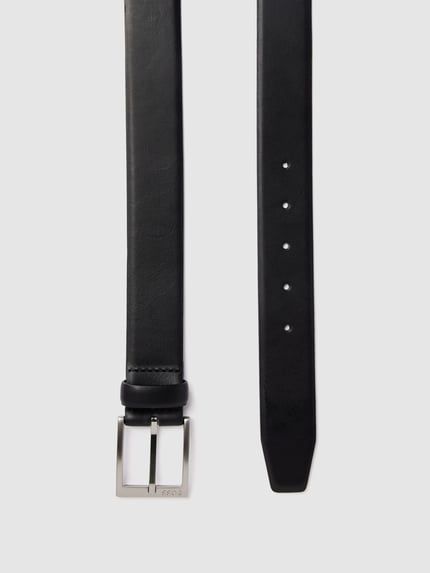 BOSS Gürtel mit Label-Prägung Modell 'Erron' Black 3