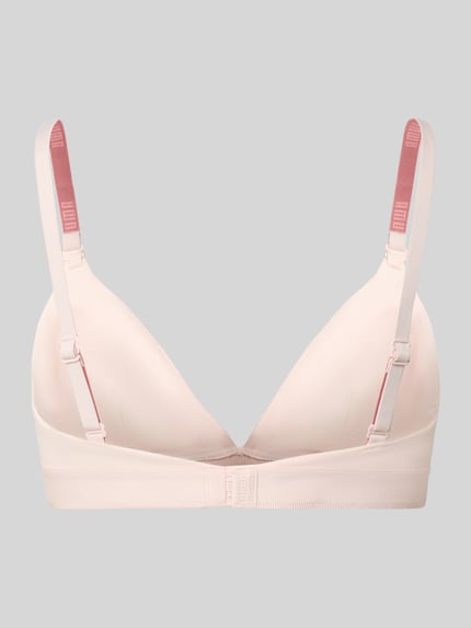 Produktfoto, Bralette in Triangel-Form mit verstellbaren Trägern von PUMA, Mieszanka bawełny i elastanu, Dopasowany krój, trójkątny kształt, regulowane ramiączka, zapięcie na haftkę