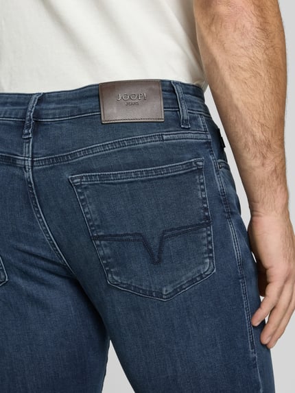 JOOP! JEANS regular fit jeans met 5-pocketmodel model 'Mitch' Rookblauw - 3