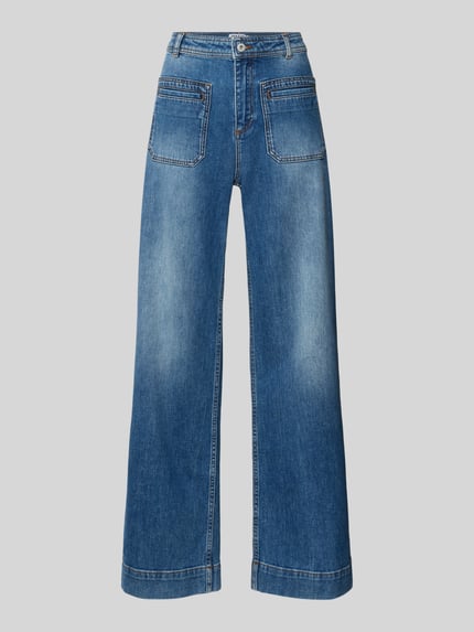 Jake*s Casual Wide Fit Jeans im Used-Look Jeansblau 2