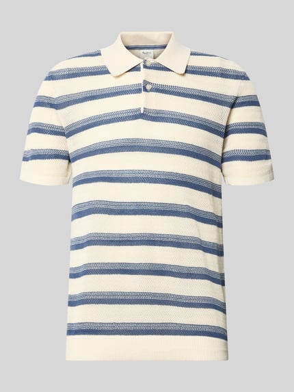 Pepe Jeans Regular Fit Poloshirt aus reiner Baumwolle Marine 2