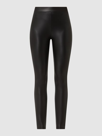 ONLY Legging in leerlook, model 'Cool' Zwart - 2