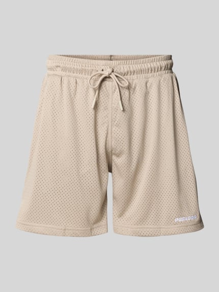 PEGADOR Shorts mit elastischem Bund Taupe 2