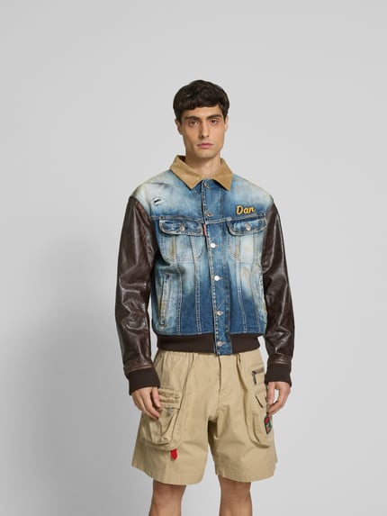 Dsquared2 Kurtka jeansowa z czystej bawełny Niebieski 4