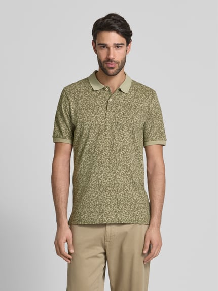 Marc O'Polo Regular fit poloshirt van een mix van katoen en elastaan Groen - 4