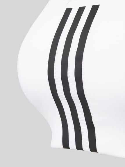 adidas Sportswear Bustier mit labeltypischen Streifen Offwhite 2