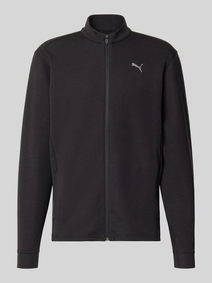 PUMA Performance Sweatjacke mit Stehkragen und Reißverschluss Modell 'CLOUDSPUN' Black 2