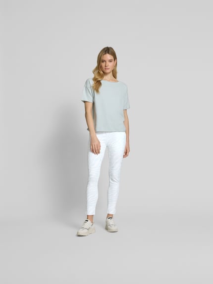 Juvia Sweathose mit elastischem Bund Weiss 1