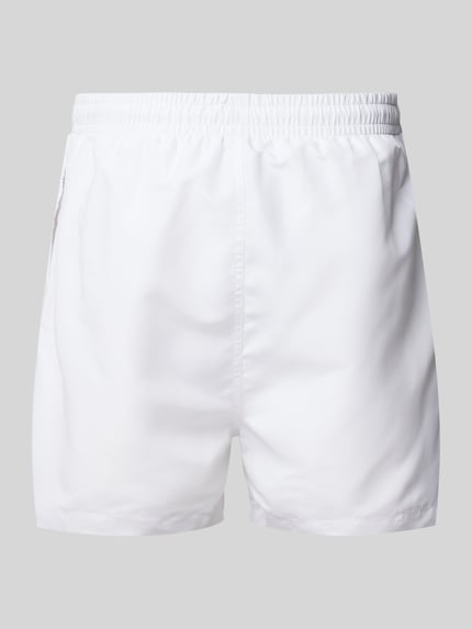 Emporio Armani Badehose mit elastischem Bund Weiss 3