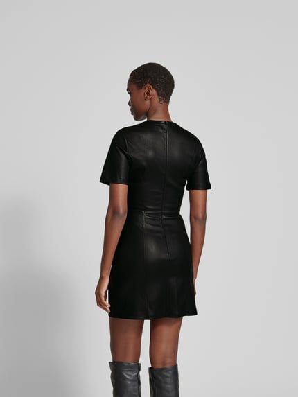 Rabanne Mini-jurk met zijwaartse knoopsluiting Zwart - 5