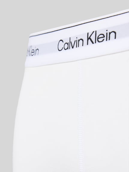 Calvin Klein Underwear Pants mit Label-Bund Weiss 2