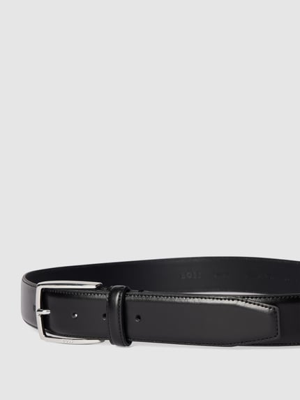 BOSS Leren riem, model 'Celie' Zwart - 2