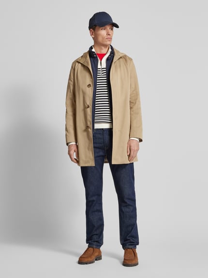 Tommy Hilfiger Troyer aus reiner Baumwolle Ecru 1