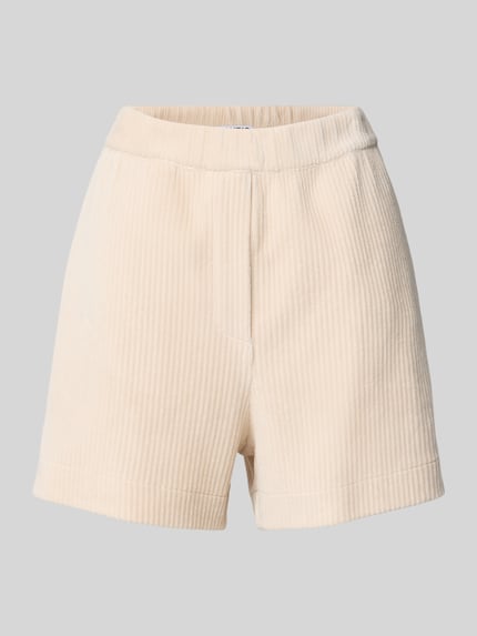 Jake*s Studio Woman Regular Fit Cordshorts mit elastischem Bund Beige 2