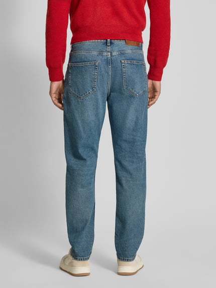 Tommy Hilfiger Relaxed tapered fit jeans van een mix van katoen en lyocell Jeansblauw - 5
