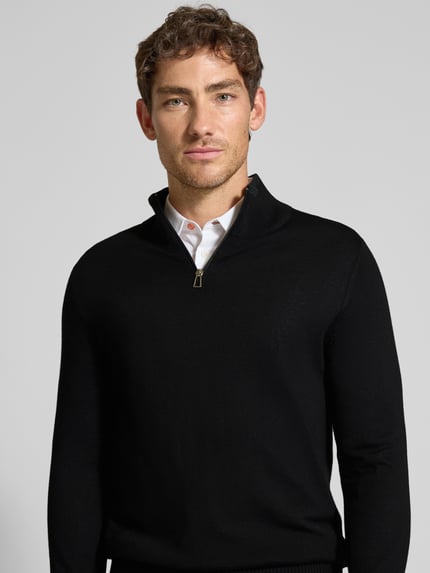 Paul Smith Strickpullover mit gerippten Abschlüssen Black 3
