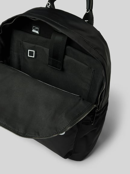 Valentino Bags Rugzak met labelprint, model 'ZAINO KYLO' Zwart - 4