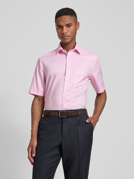 OLYMP Regular Fit Business-Hemd mit Kentkragen Rose 4