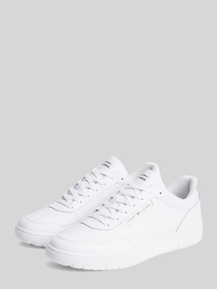 Tommy Hilfiger sneakers van echt leer Wit - 1