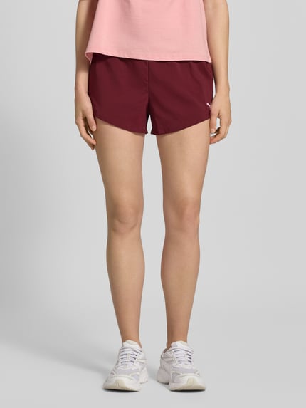 PUMA Shorts mit elastischem Bund Bordeaux 4