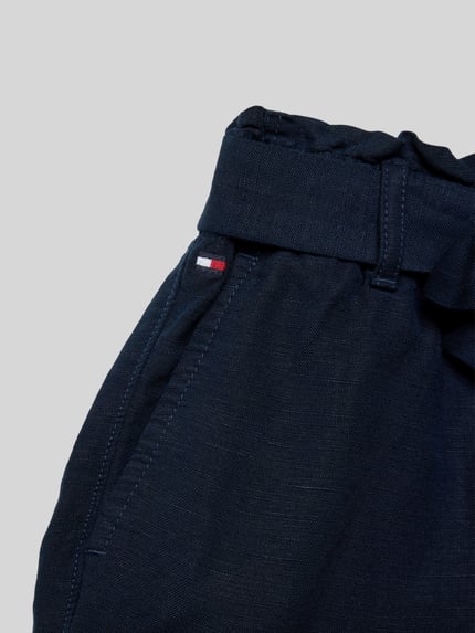 Tommy Hilfiger Teens Szorty z elastycznym pasem i wyhaftowanym logo Granatowy 2