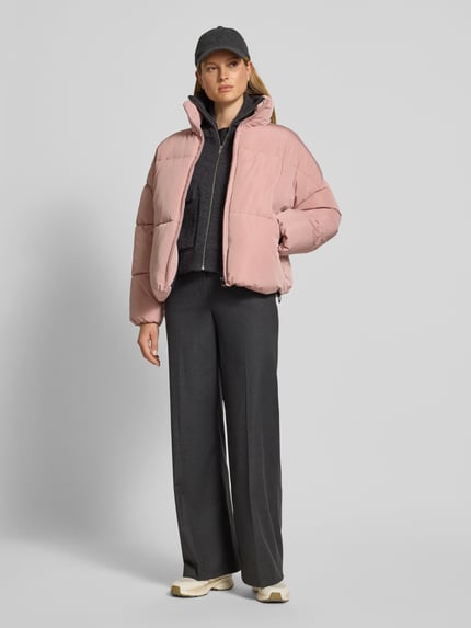 Jake*s Casual Jacke mit Stehkragen und Reißverschlusstaschen Rosa 1