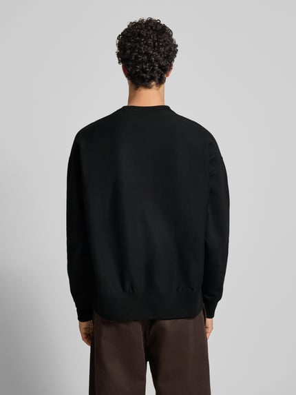 Calvin Klein Jeans Oversized Fit Sweatshirt mit Logo-Stitching Modell 'Premium' Black 5