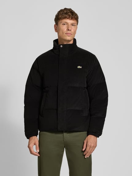 Lacoste Gewatteerd jack met logodetail Zwart - 4