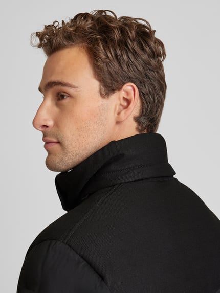 Tom Tailor Hybrid Jacke mit abnehmbarer Kapuze Black 3