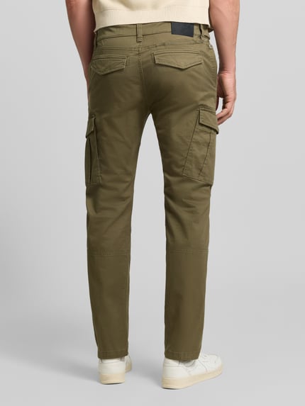 s.Oliver RED LABEL Regular Fit Cargohose aus Baumwoll-Mix Dunkelgruen 5