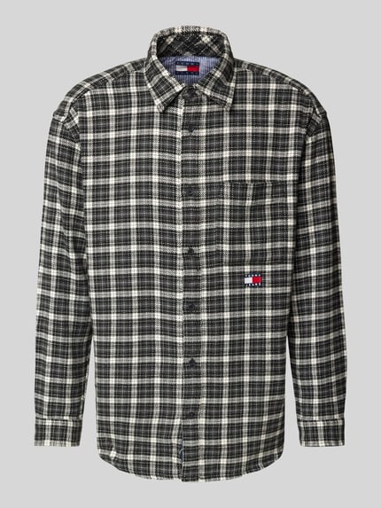Tommy Jeans Vrijetijdsoverhemd met knoopsluiting Zwart - 2